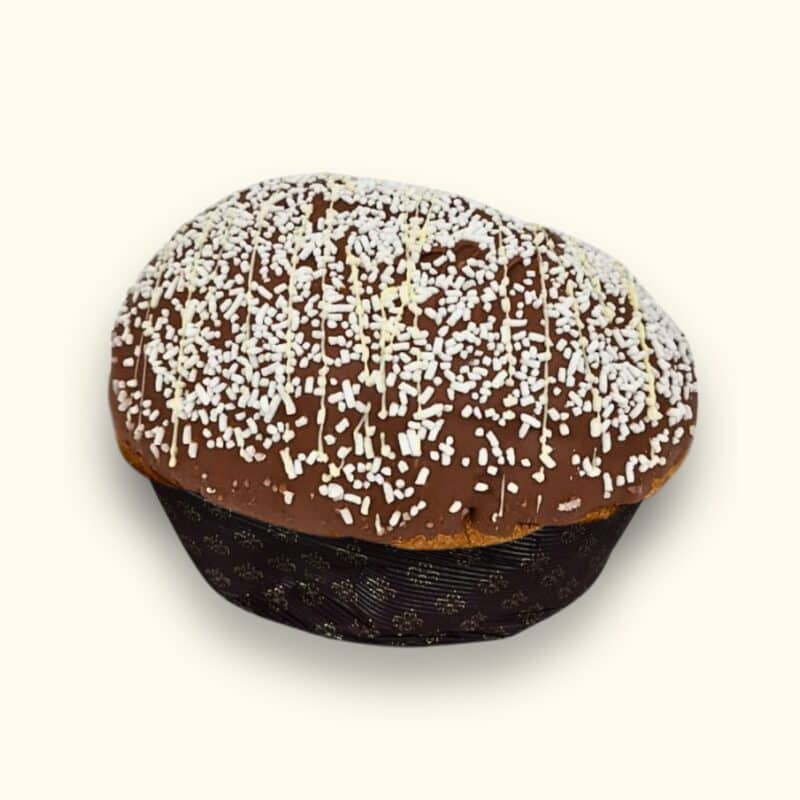 panettone artigianale gusto cioccolato e biscotto