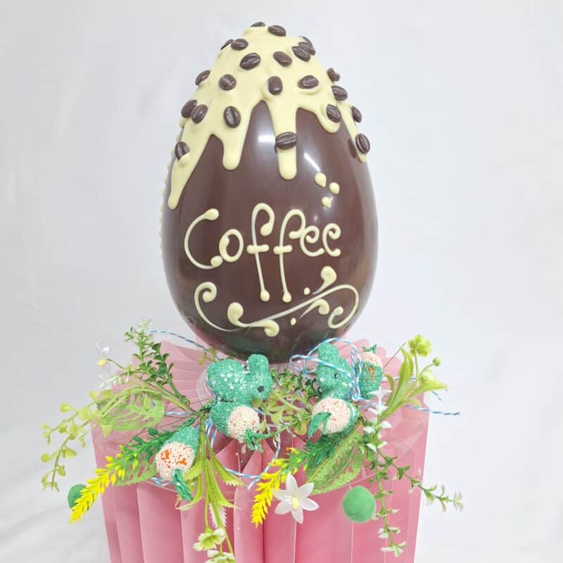 Uovo di Pasqua al cioccolato gusto Caffè