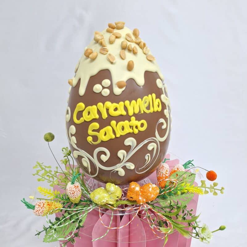 Uova di Pasqua al cioccolato - Gusto Caramello Salato